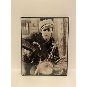 (2) Vintage Marlon Brando picture Triumph Bike, Clint Eastwood on Bike both 8X10
